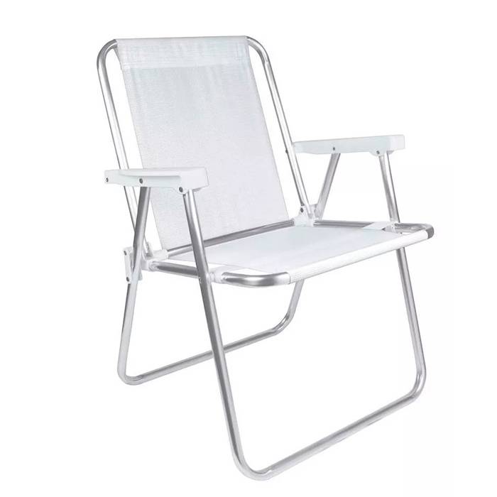 Silla Plegable Aluminio Sannet Blanco/0579-1