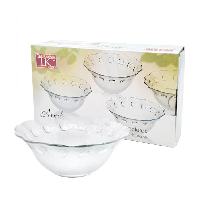 Set X6 Compoteras Manzana/9009