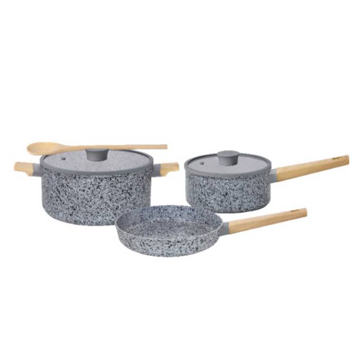 Bateria Hudson 5Pz Granito Stone New/8952