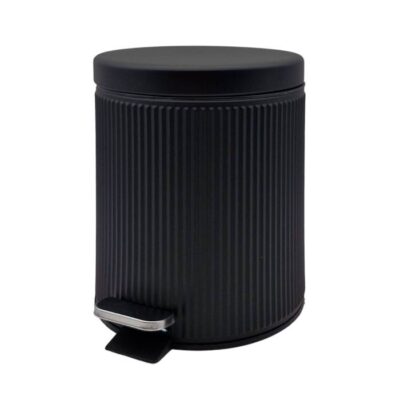 Residuo Pedal Acero Negro 5 Lt. Facetado/ 3835