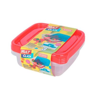Hermetico Sao Cuadrado X3 600Ml/5001
