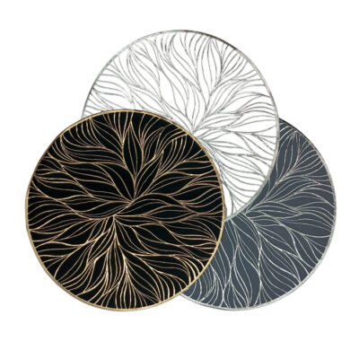 Mantel Individual Redondo Pvc Decorado/7740