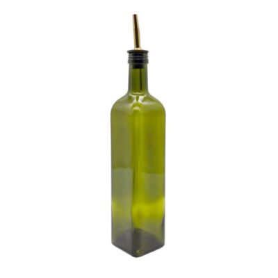 Aceitera Vidrio Verde 750Ml./ 9771