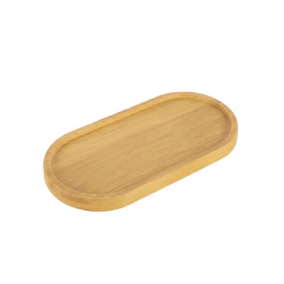 Bandeja Multiuso Oval Bambu 18X10Cm/0251