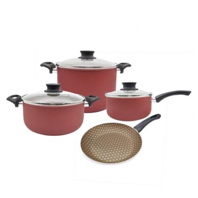Bateria Paris Rojo 7 Pz Tramontina/9033